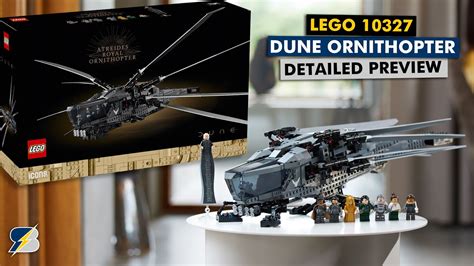 LEGO 10327 Dune Ornithopter detailed preview & designer demonstration - YouTube