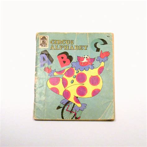 Circus Alphabet ABC Vintage 1974 Merrigold Press Book