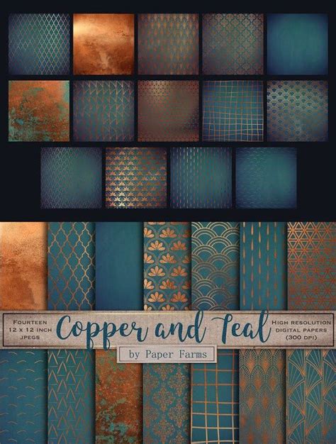 Copper teal backgrounds | Copper bedroom, Teal and copper bedroom, Paint colors for home