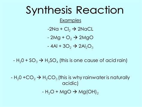 Synthesis (Combination) Reaction: Definition, Examples, And, 49% OFF