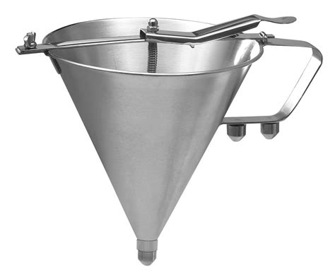 Winco SF-7 Stainless Steel Confectionery Funnel with 3-Nozzles - LionsDeal