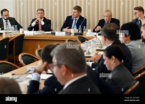 Joint meeting of the Russian State Duma committees on economic policy and control in the Russian ...