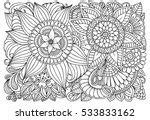 Flower Outline Coloring Page Free Stock Photo - Public Domain Pictures