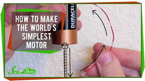 How to Make the World's Simplest Motor: SciShow Experiments - YouTube