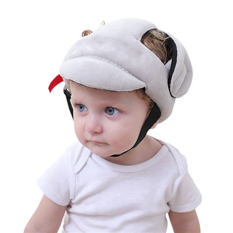 Hats & Caps Toddler Walking Play Head Protect No Bumps Helmet Headguard Adjustable Baby Kids ...