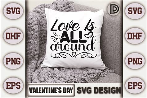 Love is All Around Graphic by DESIGNPLACE · Creative Fabrica