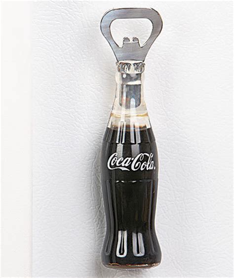 Coca- Cola Bottle Opener With Magnet - Can Openers (Manual)