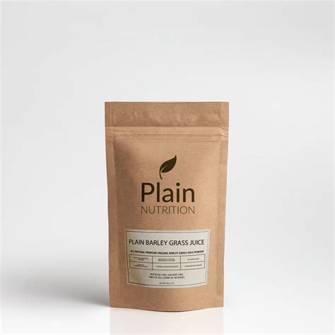 Organic Barley Grass Juice Powder | Plain Nutrition Canada