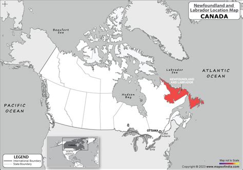 Map Of Newfoundland And Labrador Canada - Sibyl Fanechka