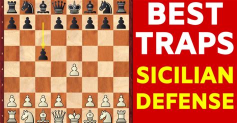 5 Best Chess Opening Traps in the Sicilian Defense Part-2 - Remote Chess Academy