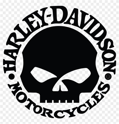 Harley Davidson Motor Cycles Skull Logo Vector - Harley Davidson Logo - Free Transparent PNG ...