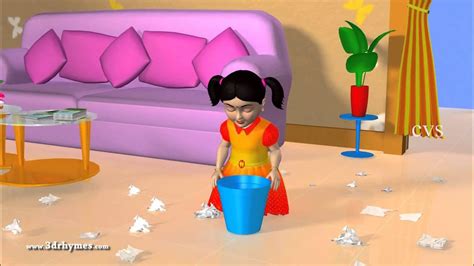 Bits of Paper - 3D Animation English Nursery rhyme for children with lyrics - YouTube