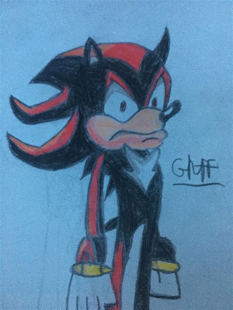 I drew the funny shadow face : r/SonicTheHedgehog