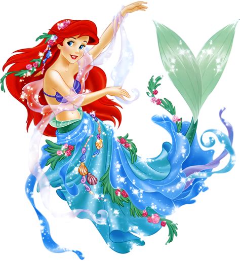 Ariel Little Mermaid Png - Free Logo Image