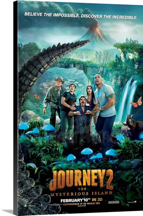 Journey 2: The Mysterious Island - Movie Poster Wall Art, Canvas Prints, Framed Prints, Wall ...