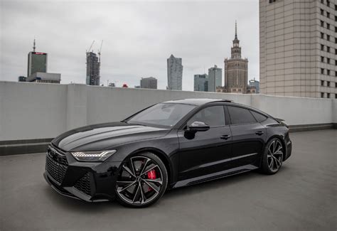 Murdered out 2021 audi rs7 sportback in sebring black carbon pack must see – Artofit