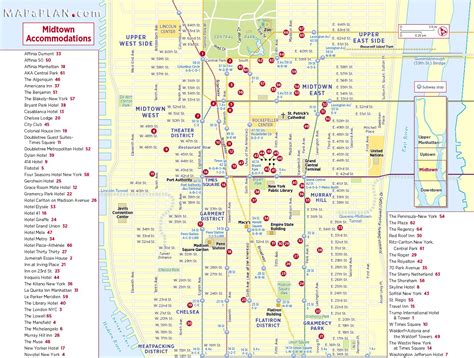 Map Of Nyc Hotels - Map Of Farmland Cave