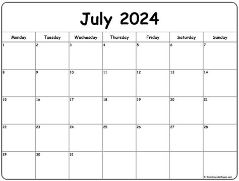 Printable Weekday June 2024 Calendar - Edith Gwenore