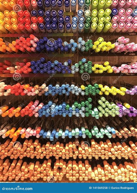 Miniso Store Interiors - Stationery And Pens Stock Photo | CartoonDealer.com #141568920