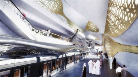 King Abdullah Financial District (KAFD) Metro Station - concept design ...