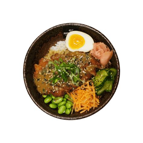 Vegetarian Curry Katsu Donburi | Momotoko