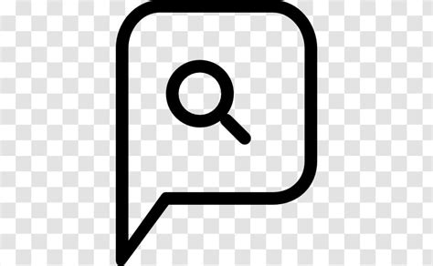 Communication Symbol - Black And White Transparent PNG