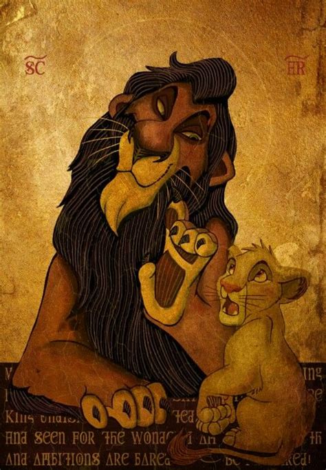 Scar and simba from DeviantArt by Wickfield | Lion king movie, Lion king images, Lion king pictures