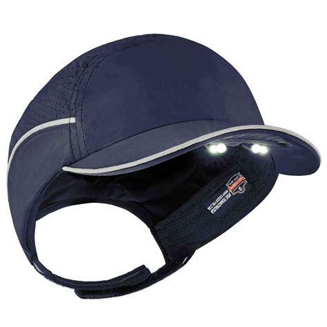 Skullerz Lightweight Bump Cap Hat with LED Lighting-8965 - The Home Depot