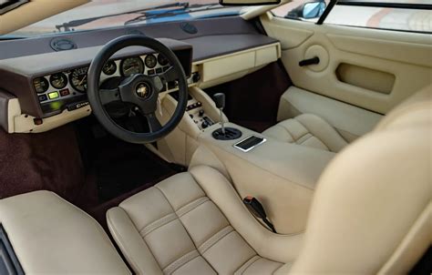 Wallpaper Lamborghini, Countach, LP5000 S, car interior, Lamborghini Countach LP500 S for mobile ...