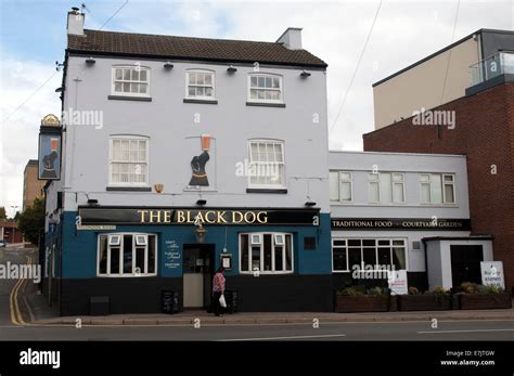 The Black Dog pub, Oadby, Leicester, Leicestershire, England, UK Stock ...