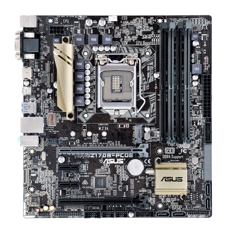 Asus Z170M-PLUS Motherboard 6th Gen Core i7/i5/i3/Pentium/Celeron Intel Z170 mATX *Open Box ...