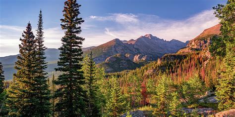 Colorful Colorado Rocky Mountain Landscape Sunrise Panorama Photograph ...