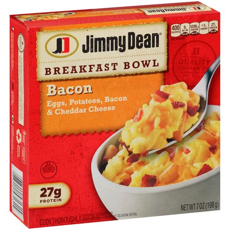 Jimmy Dean® Bacon, Egg & Cheese Breakfast Bowl, 7 oz. | La Comprita