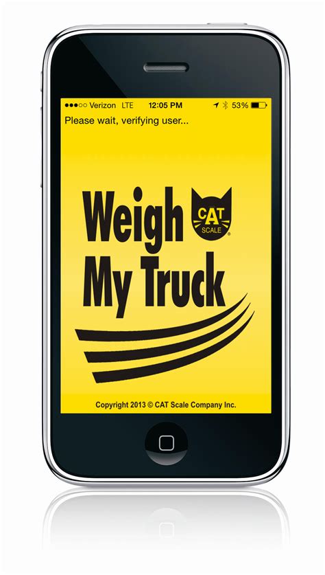 CAT Scale’s Weigh My Truck™ App Now Available to Use on Apple® Devices | CAT Scale