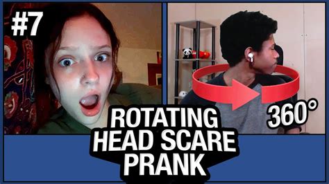 Rotating Head SCARE PRANK on Omegle (The Exorcist Head Spin Prank ...