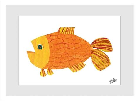 Buy Eric Carle 'Goldfish' Framed Painting Print, 24" X 16" Online at ...