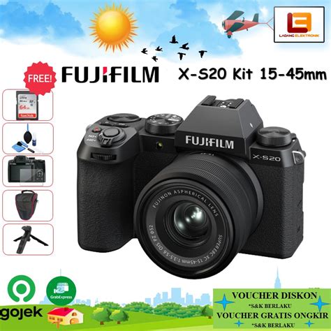 Jual Fujifilm X-S20 Kit 15-45mm Mirrorless Camera Fujifilm XS20 Fuji X S20 | Shopee Indonesia