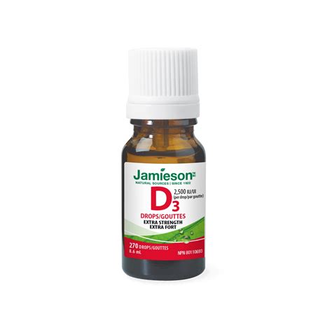 Vitamin D3 Extra Strength Drops – Jamieson Vitamins