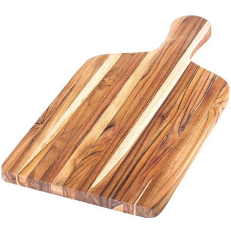 Union Rustic Mcwilliams Teak Wood Cutting Board with Handle | Wayfair.co.uk