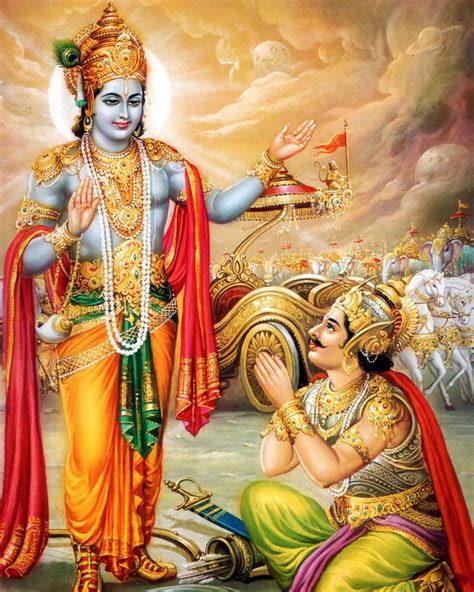 Alvandar Srinivasan - Lord Krishna Bhagavad Gita (#1582619) - HD Wallpaper & Backgrounds Download