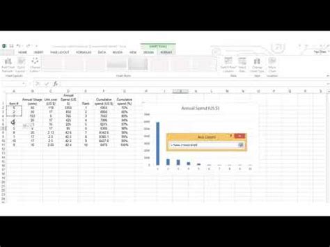 9 ABC Analysis by Excel - YouTube