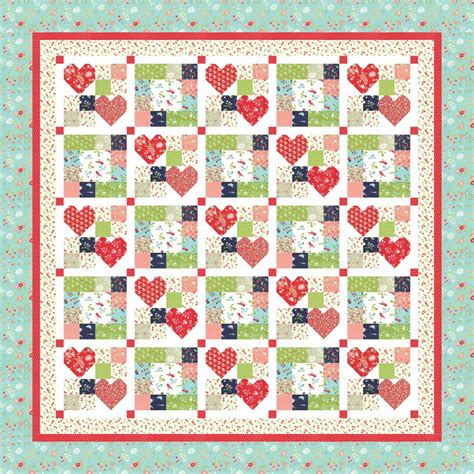 Heart to Heart PDF Quilt Pattern by Mountain Rose Designs