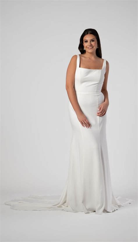 Crepe Wedding Dress | Davey | The Wedding Shoppe