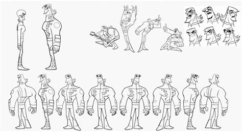 Matt Mozgiel - Character Sheet Rotation+Poses+Expressions