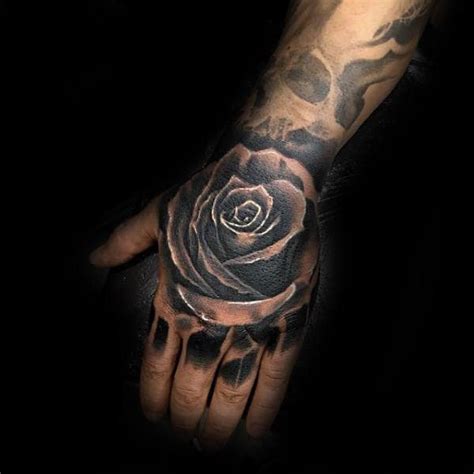 [Get 17+] 39+ Tattoo Hand Man Rose Pics jpg