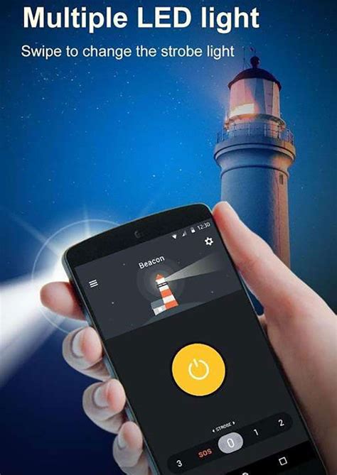 Flashlight 1.34 for Android - Free APK Download and App reviews | Flashlight, Bright flashlight, Led