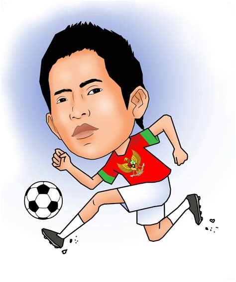 Gambar Karikatur Pemain Bola