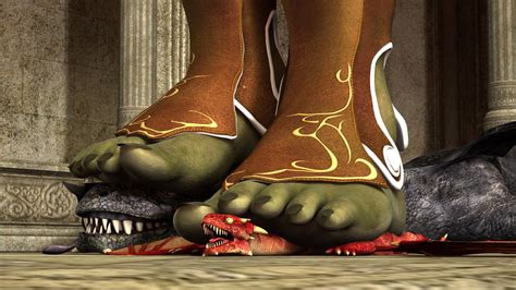 Orcish feet on 2 dragons by Drangu-Shur on DeviantArt