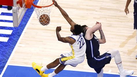 Luka Doncic and Andrew Wiggins React to Poster Dunk - Inside the Warriors