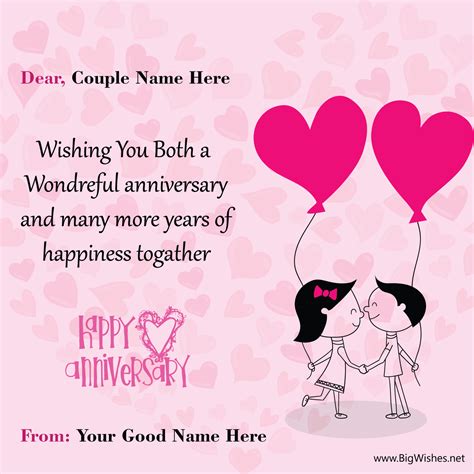 Happy Anniversary Wishes Cards & Images for Wife / Husband